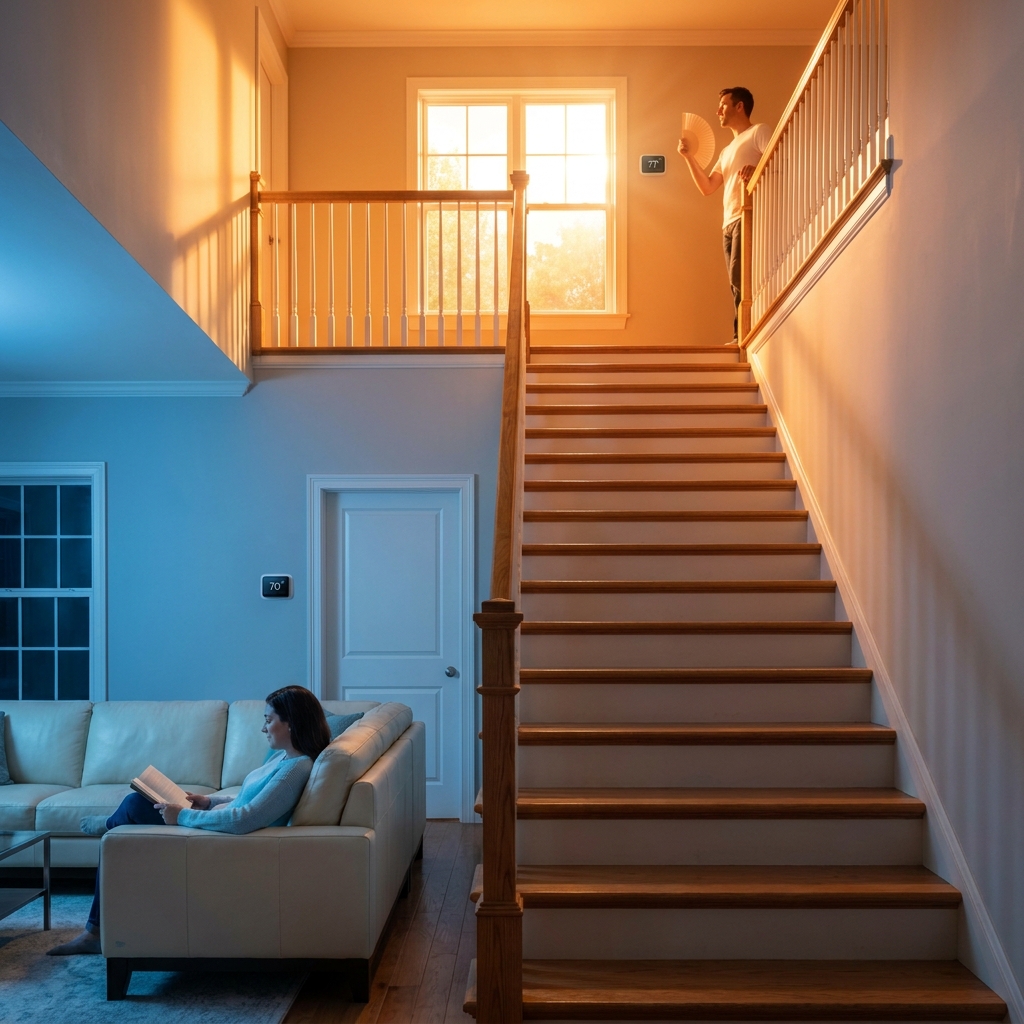 Hot Upstairs? Why the Second Floor Is Always Warmer